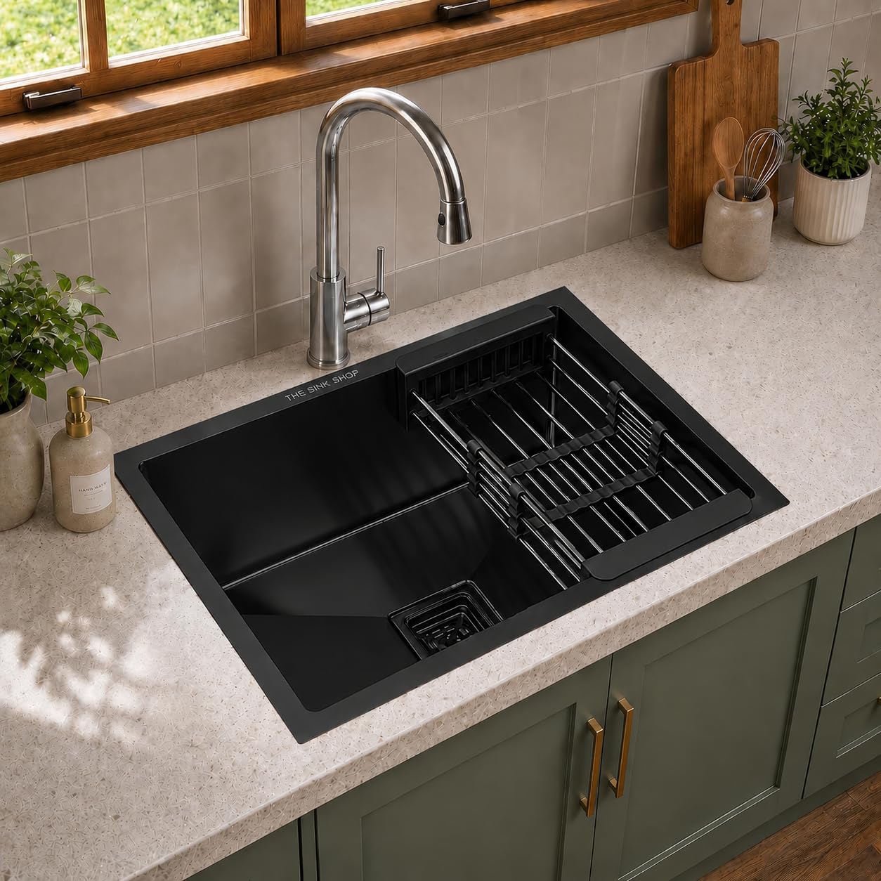 Stainless Steel Double Bowl Kitchen Sink - THE SINK SHOP -17