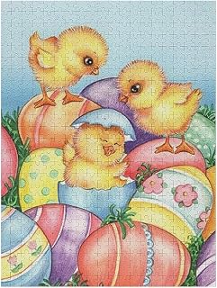 Adult Jigsaw Puzzle 1000 Pieces Easter Chickens Large Educational Family Jigsaw Puzzle Entertainment Toys, for Adults
