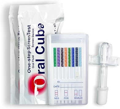 12 Panel Saliva Screen Test - Rapid Home Mouth Swab Test Kit Multi Screening Testing Kit Easy to Use