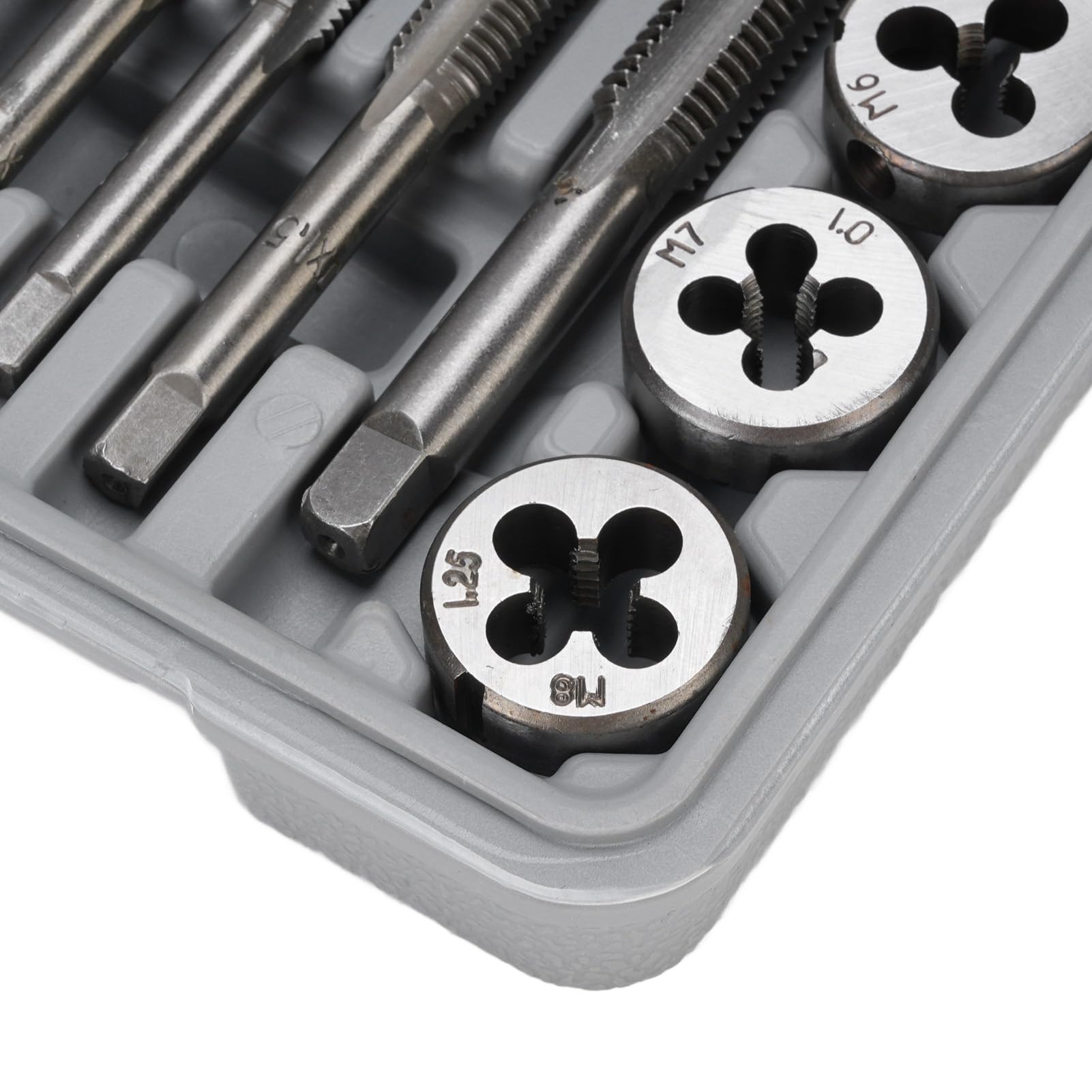 Set di Maschi e Filiere Master da 40 Pezzi, Kit di Utensili per Filettatura in Acciaio Legato, Kit di Filettature Unc Cool UNF FINE NPT con Accessori Completi, Ideale per Filettatura e