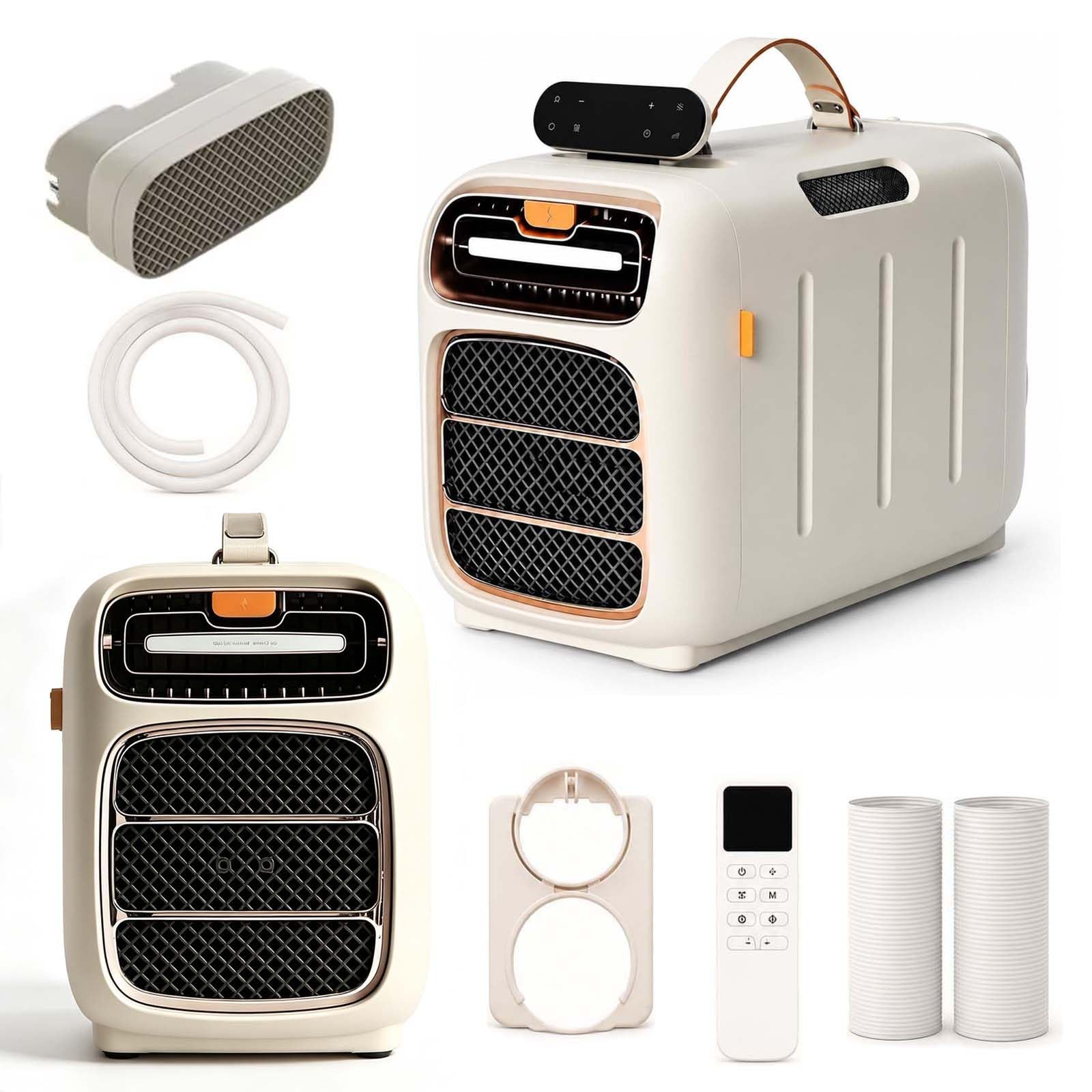 QFGain 45dB Quiet Portable AC, with Detachable Heating Module