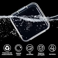 Vista 3 de 6 Piezas Mini Cajas de Almacenamiento de Cuentas Transparentes de Plástico para Coleccionar Artículos Pequeños, Cuentas, Joyas, Tarjetas de Visita