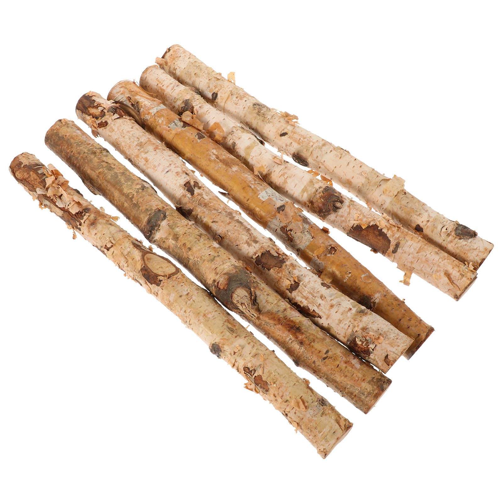 Toyvian 6 Piezas Palos de Madera Natural, Ramitas y Palitos para Bricolaje, Madera, Ramas Largas y Delgadas, Secos, para Manualidades, Accesorios de Fotos y Arreglos, Color Marrón Claro