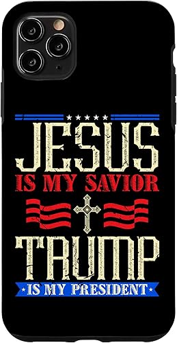 Miniatura 4 de iPhone 7 Plus8 Plus Jesus Is My Saviour Trump Is My President Pro Trump Estuche de regalo