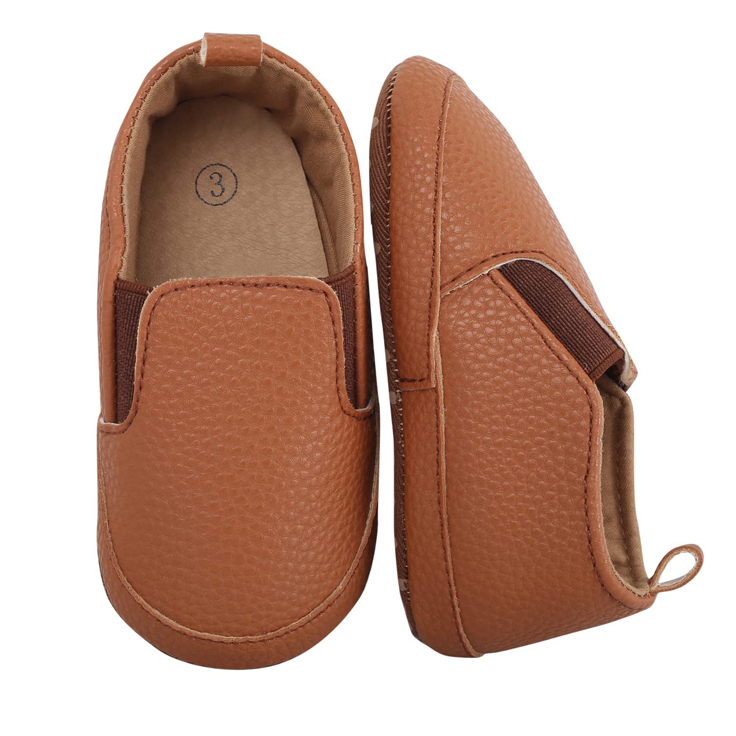 BabyMoo Chaussons à enfiler confortables et respirants pour bébé garçon et fille | Cozy Fleece Infant All Seasons Footwear