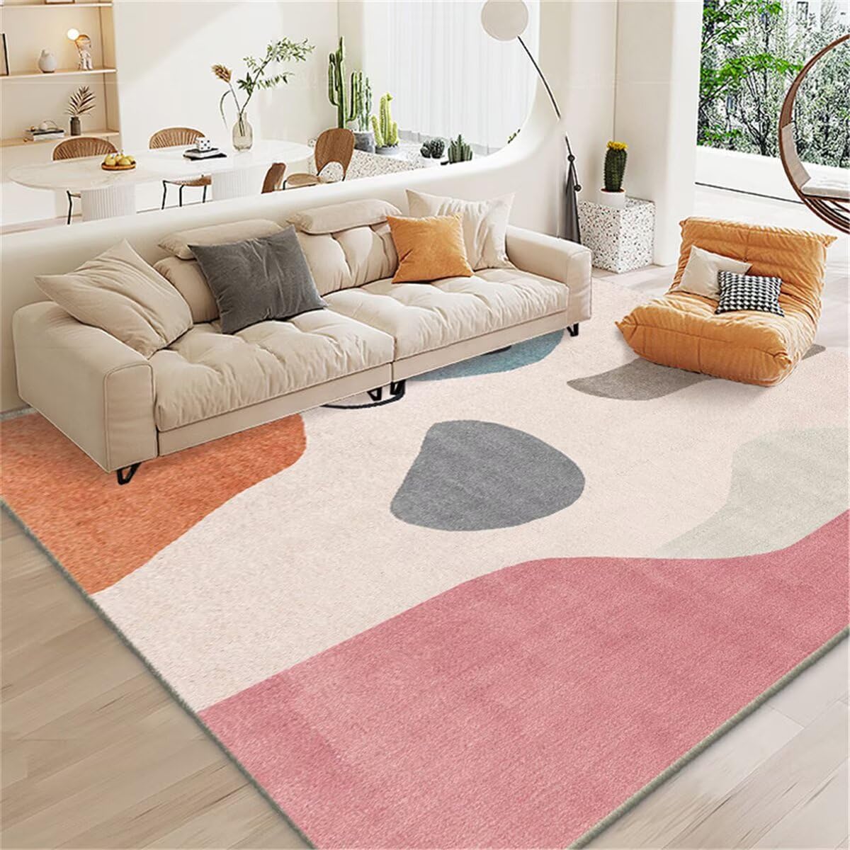 Tapis de bureau style moderne 140x200cm aux finitions soignées