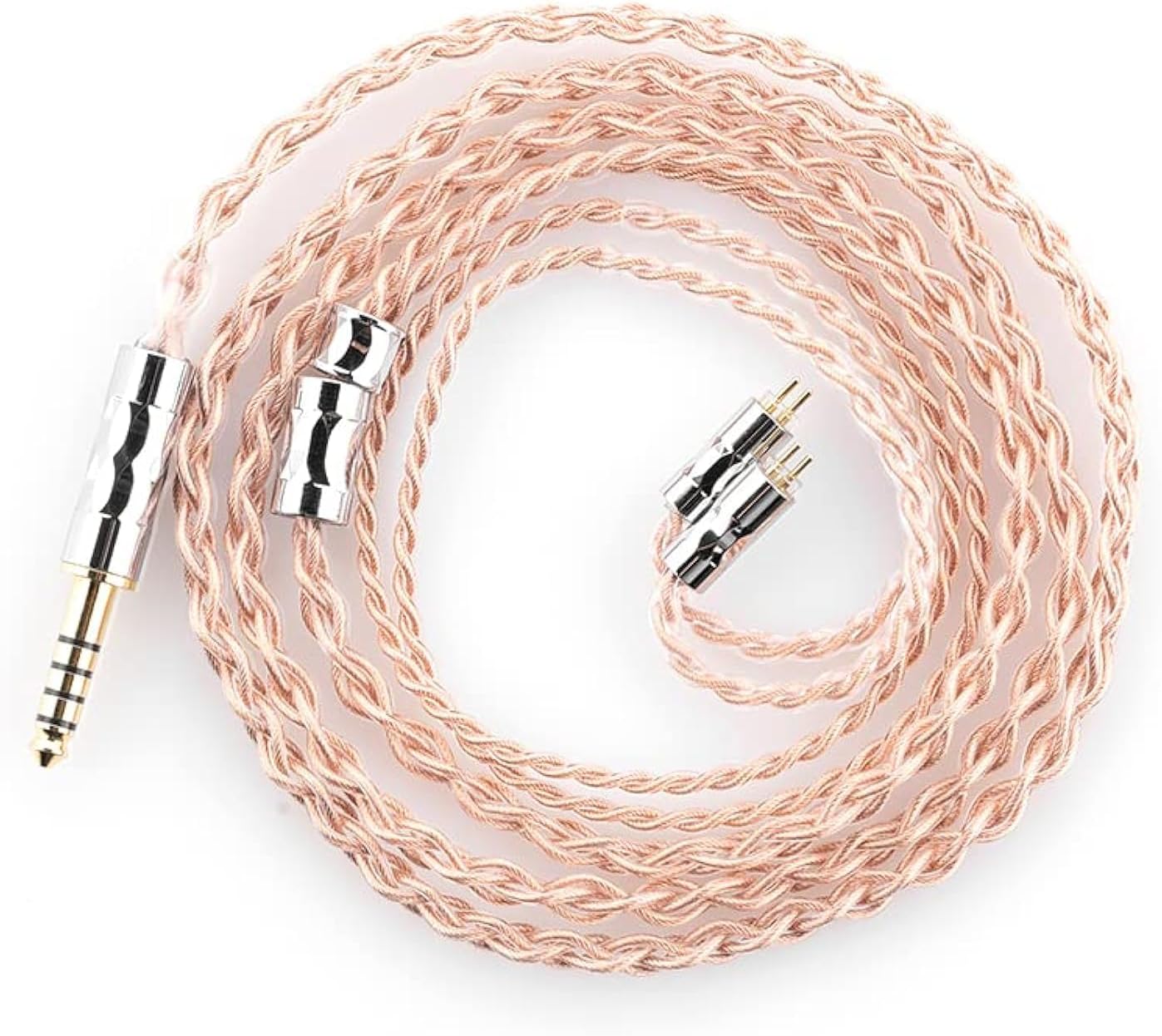 Moondrop LINE T 6N OCC Single Crystal Copper 196-Core Litz Structure Earphone Upgrade Cable 0.78mm 2Pin 4.4mm Balanced Cable
