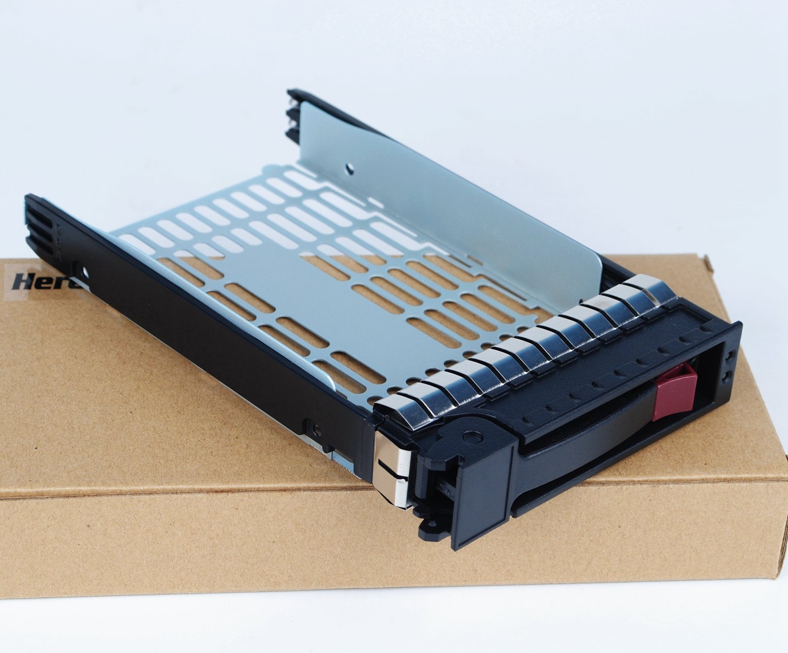 373211-001 373211-002 3,5" Bandeja de Disco Duro Caddie SATA/SAS Tray Caddy para HP Compaq ProLiant DL120 G7 ML350 G4p ML310 ML350 G5 G6 ML370 G5 DL180 G6 con 4 Tornillos