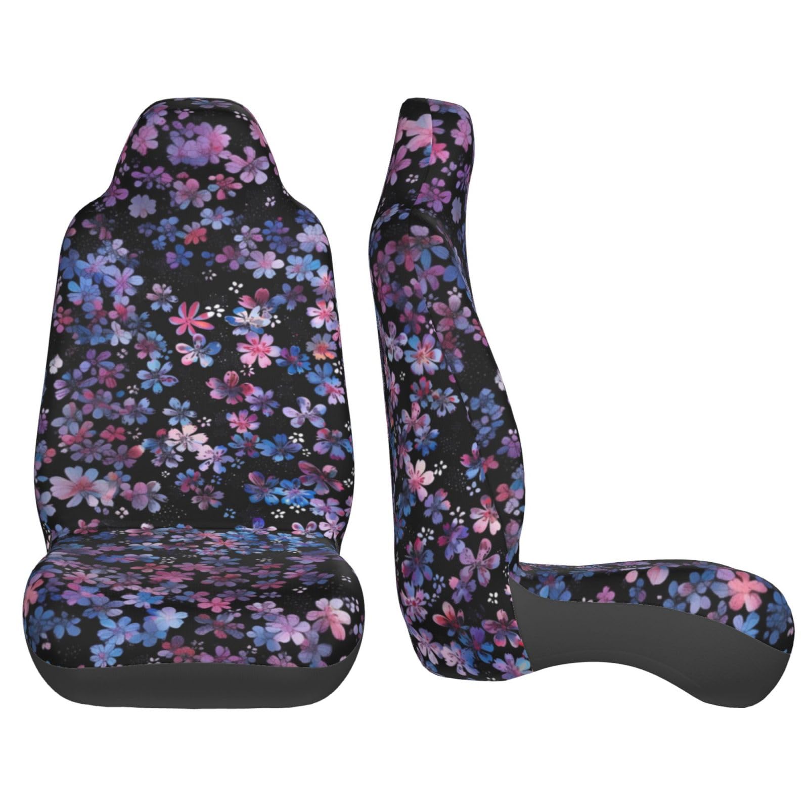 Amazon | 花柄布製カーシートカバー かわいい桜柄ボヘミアンバケット 
