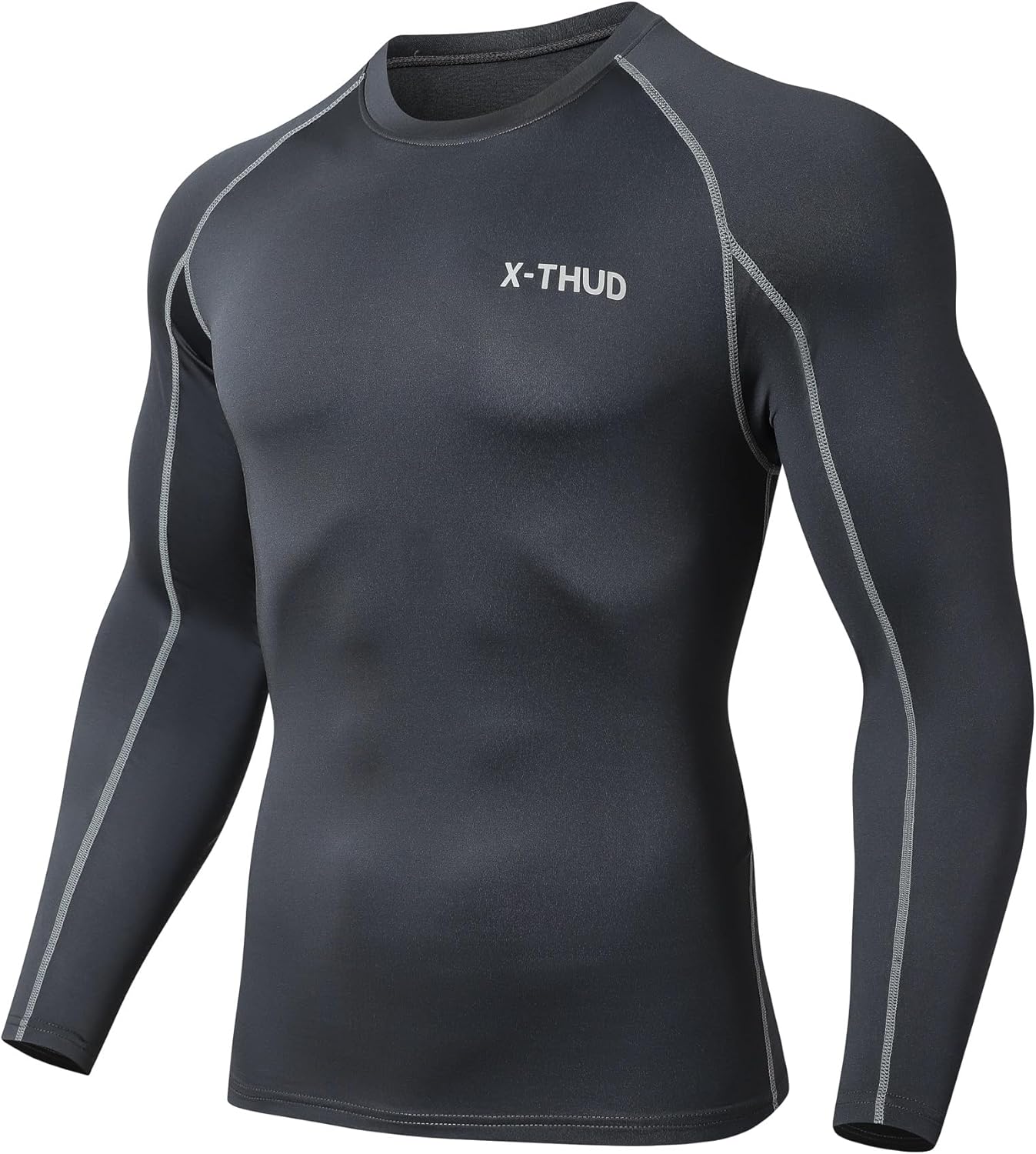 Men Compression Shirts Quick Dry Fit Long Sleeve T-Shirts Baselayer Sports Undershirts Gear - Image 4