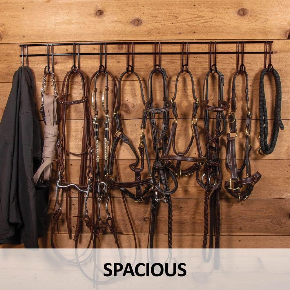 EASY-UP 10 Hook Tack Rack | Lightweight & Durable | Spacious 10 Hook Design | Versatile Mounting | Scratch Resistant Finish | 5 Year Warranty
