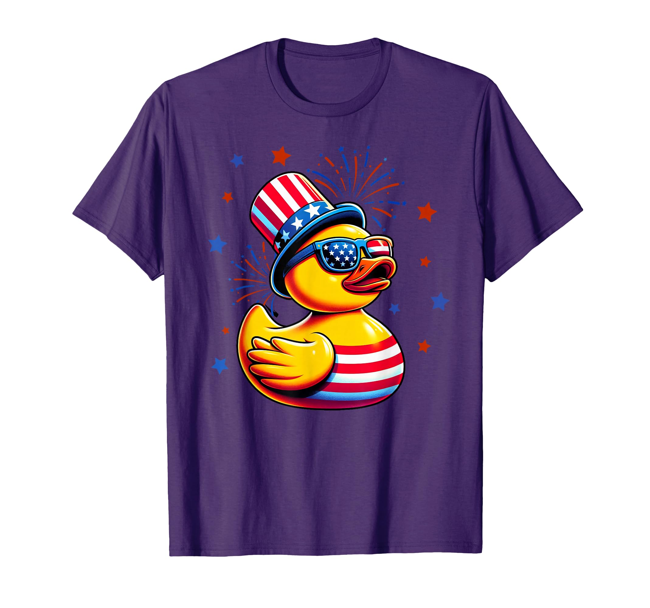 4th of July Duck Patriotic Fourth of July Funny T-Shirt