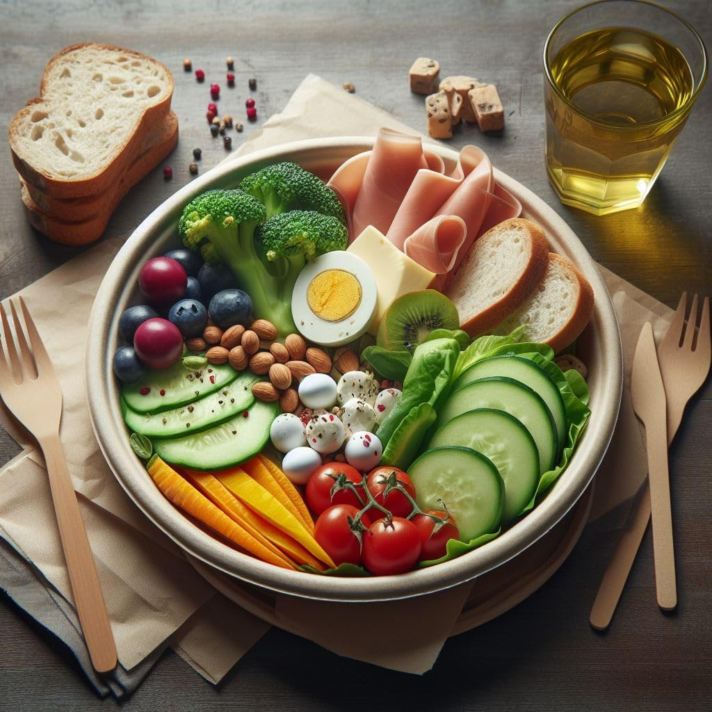 Compostable Paper Plates 9” – 125 Pack | Heavy Duty Sugarcane Bagasse | Microwave & Leak Proof | Eco-Friendly Disposable Dinner Plates for Party, Wedding, Picnic