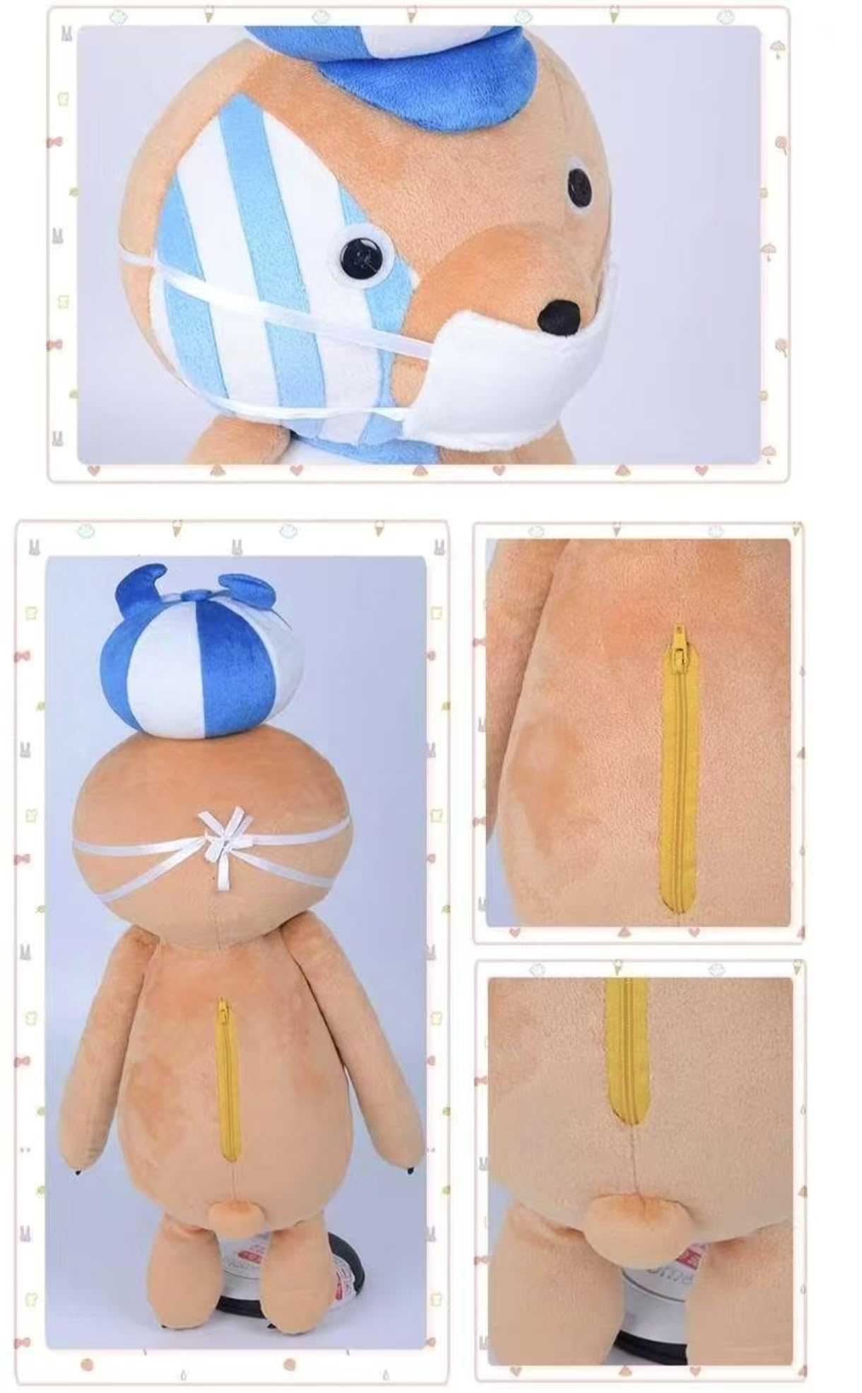 Amazon.co.jp: ペローナ クマシー ぬいぐるみ ワンピース コスプレ