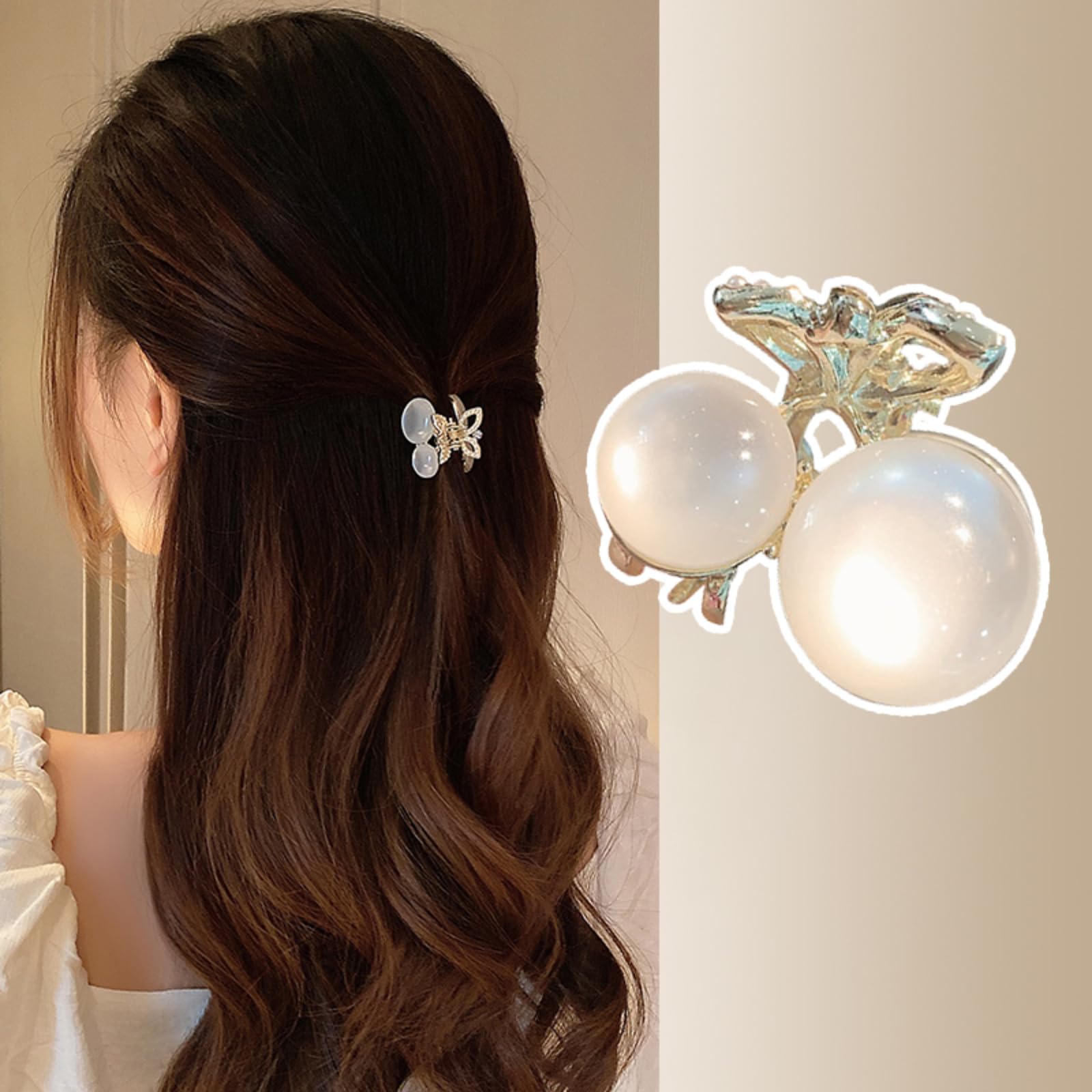 Amazon.co.jp: EZ PEACH バンスクリップ 小さめ ヘアクリップ ミニ 2個