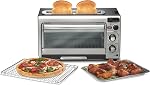 Grille-pain Hamilton Beach 2-en-1 four grille-pain de comptoir et grille-pain long à 2 tranches, minuterie de 60 minutes et arrêt automatique, sélecteur de brunissage, acier inoxydable (31156G) | Cuire, Griller, Griller | 2 positions de grille | Minuterie de 60 minutes | Arrêt automatique | Sélection de brunissage