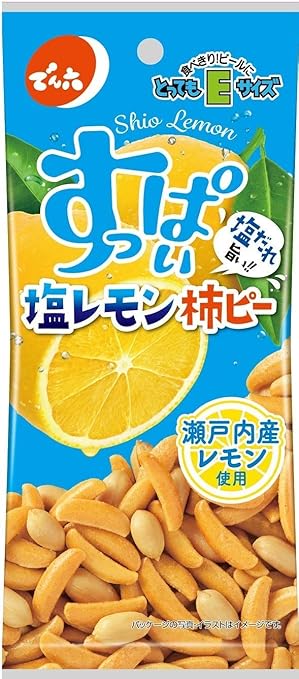 Amazon でん六 Eサイズ塩レモン柿ピー 53g 4袋 でん六 ナッツ 通販