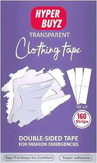 Double-Sided Fashion Clothing Tape for Fabric, Clear, Adhesive Body Tape, Wardrobe Accessories