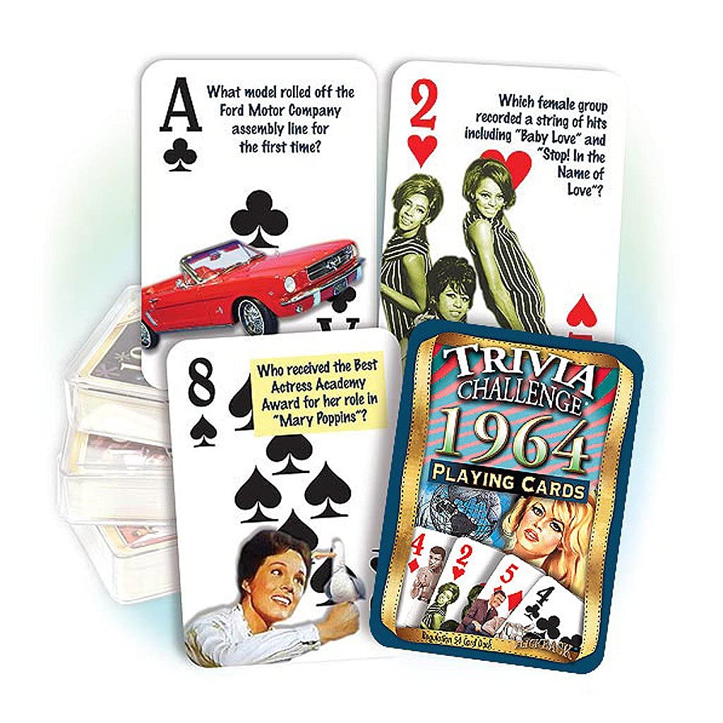Flickback1964 Trivia Playing Cards