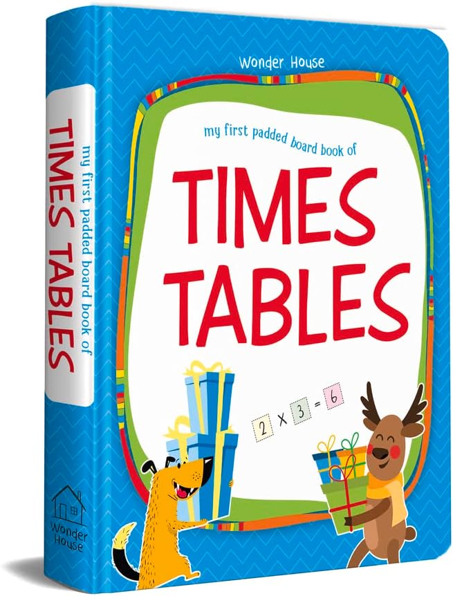 Wonder House Books My First Padded Board of Times Table : Multiplication Tables From 1 - 20