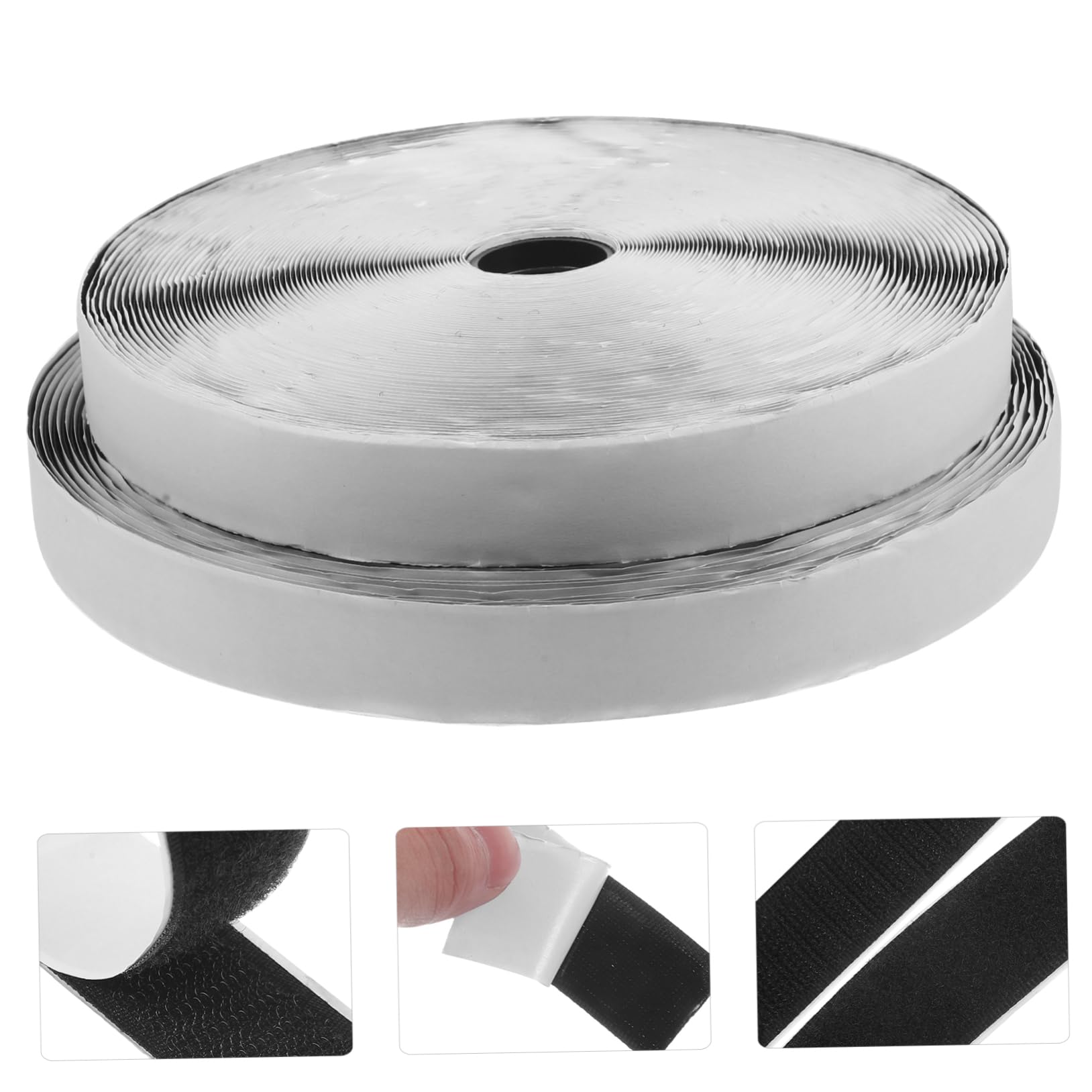 OSALADI 1 Ensemble Bande Adhésive Auto Agrippante Ruban de Fixation pour Tapis Moquettes avec Épaisseur Renforcée pour Réparation Diy à Domicile