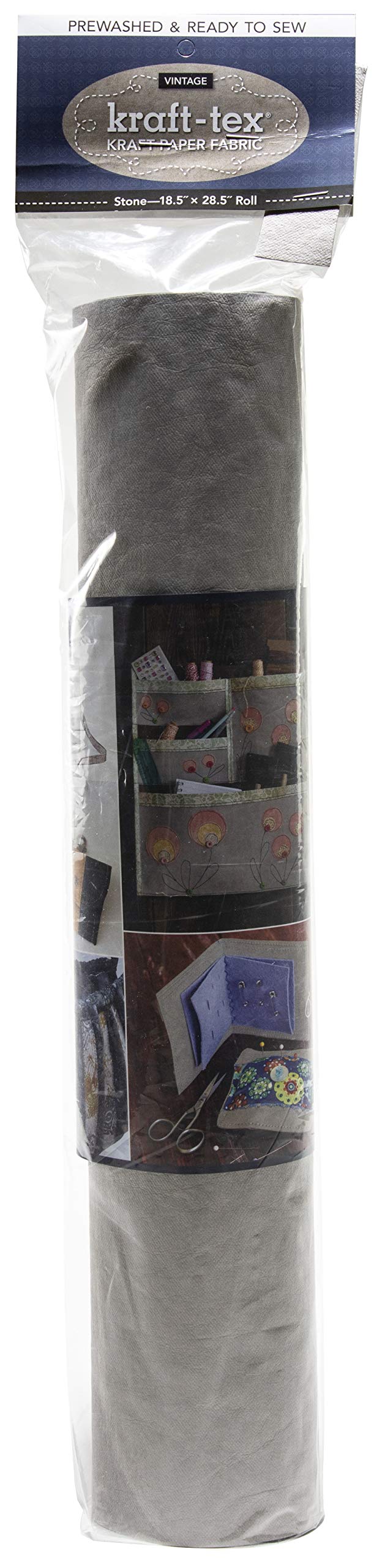 Kraft-tex Prewashed Roll Vintage Collection 18.5"X28.5"-Stone