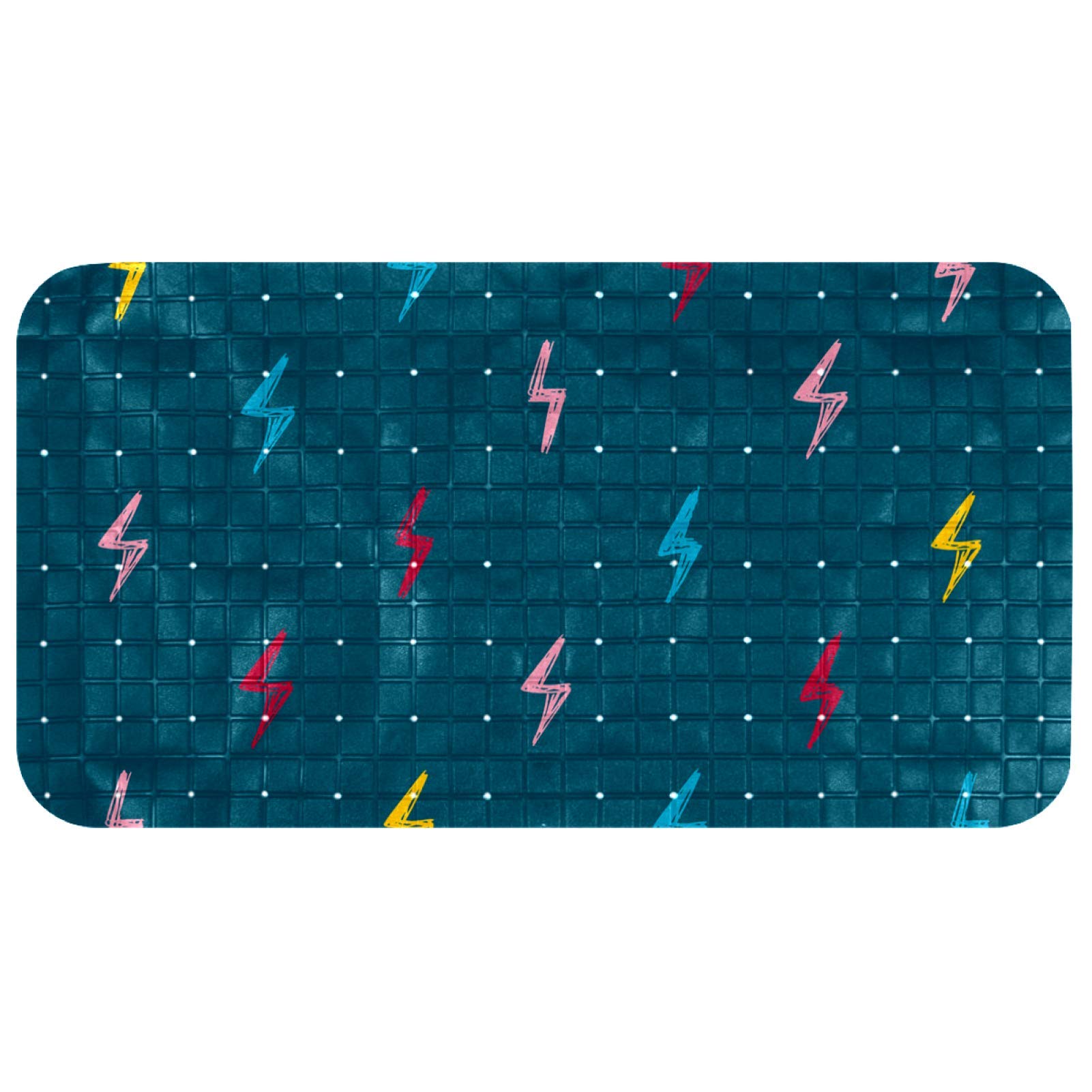 Alfombrilla de ducha para niños Bennigiry antideslizante y divertida de 68x37 cm