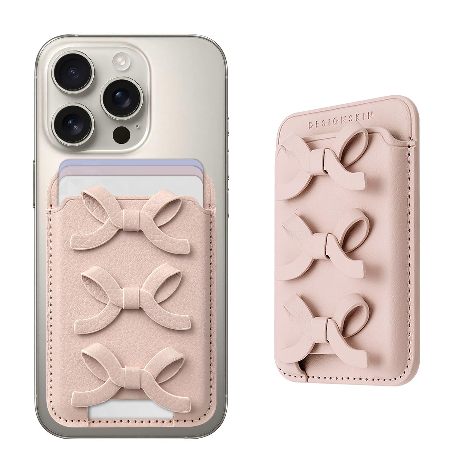 Amazon.co.jp: DESIGN SKIN MagSafe対応 リボンカードポケット