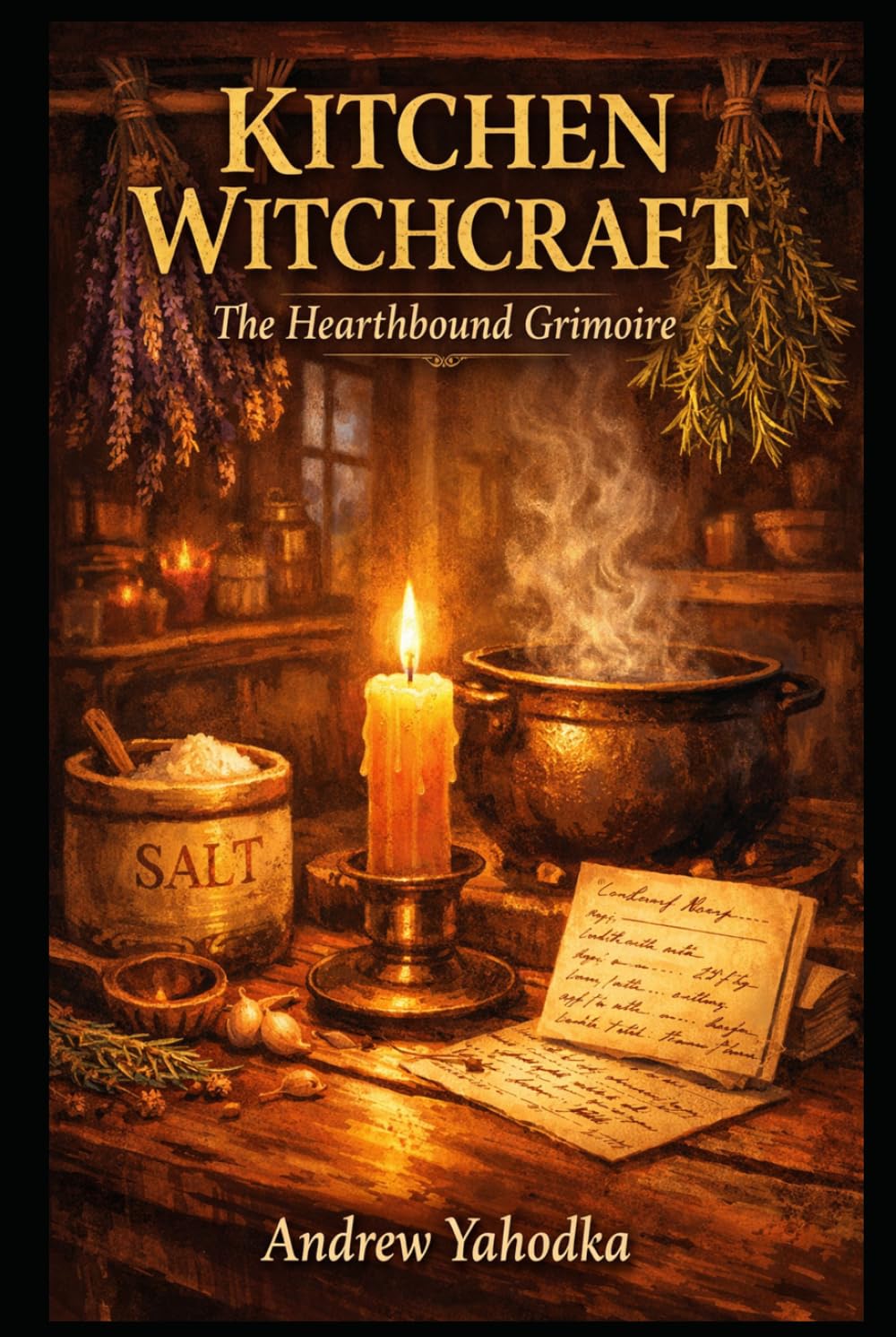 Kitchen Witchcraft: The Hearthbound Grimoire: Practical Spells, Rituals & Sacred Kitchen Magic for Witches Who Cook with Intention