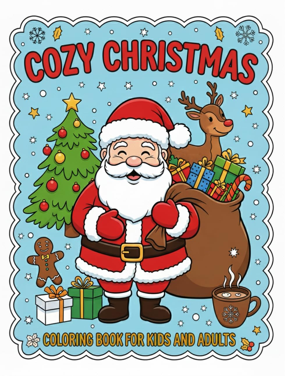 The Ultimate Festive Fun: A Christmas Holiday Coloring Book for Kids