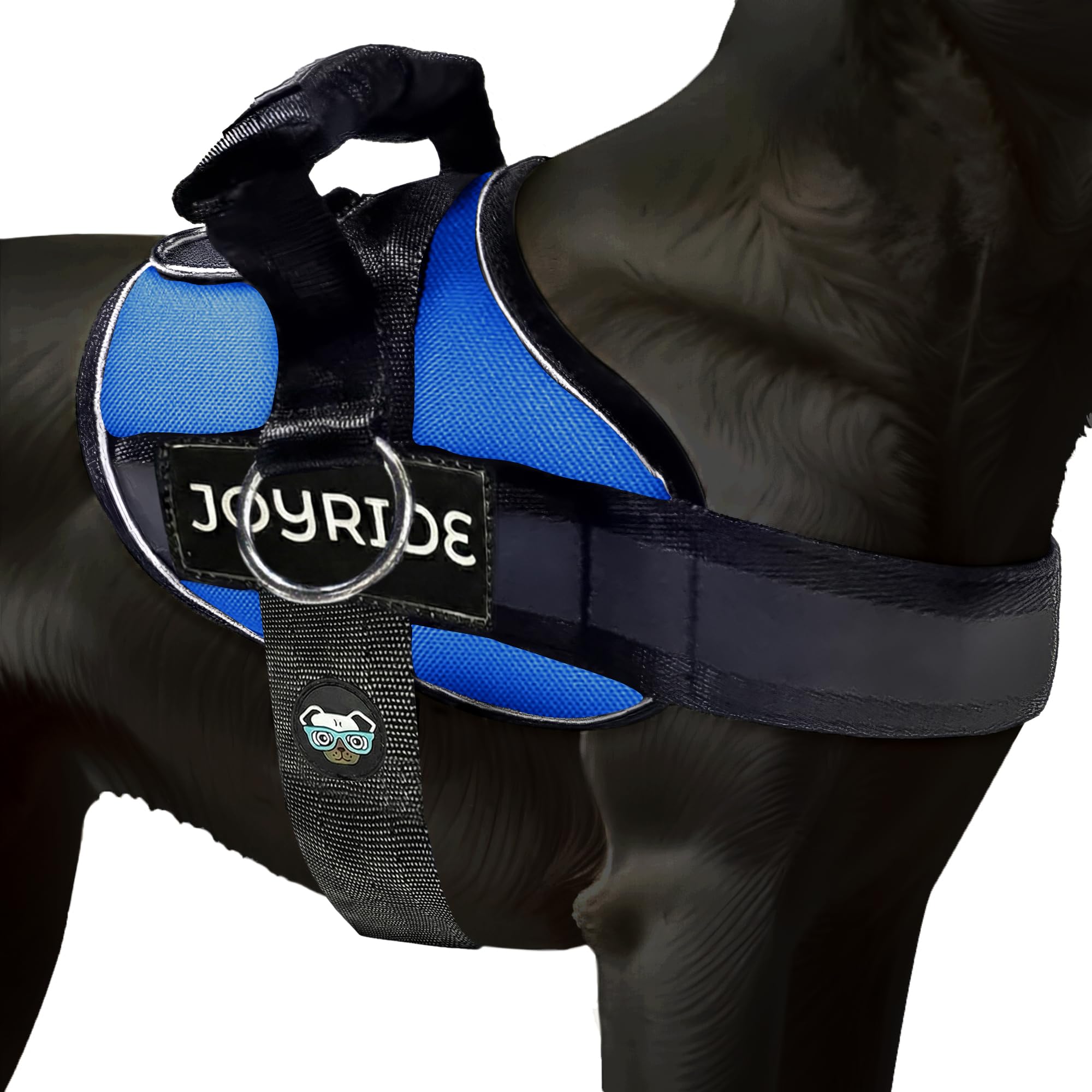 Joyride Harness 2.0 - The Original Side Ring No Pull Dog Harness - No Choke, Escape Proof, Reflective, 3 Leash Clips, Quick Fit Pet Vest - Easy Walks & Training - for Small, Medium & Large Dogs