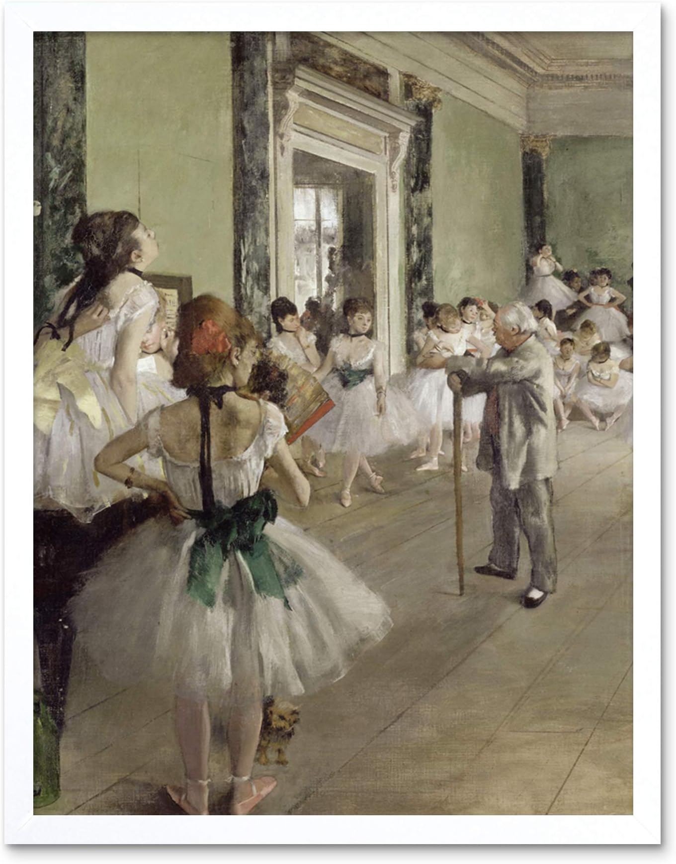 Edgar Degas The Ballet Class Art Print Framed Poster Wall Decor 12x16 inch