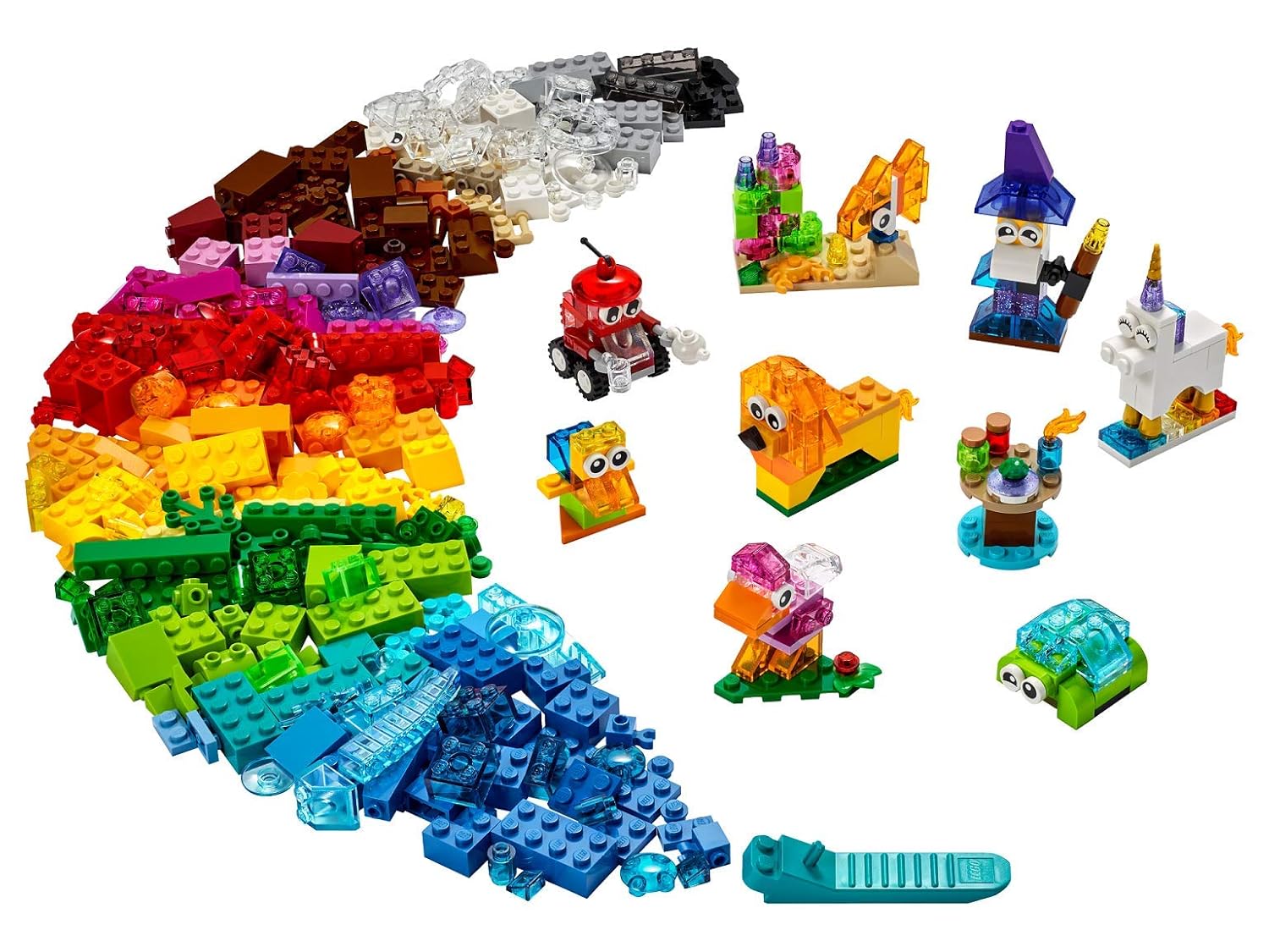 Lego Classic Creative Transparent Bricks 11013 Building Kit with Transparent Bricks; Inspires Imaginative Play