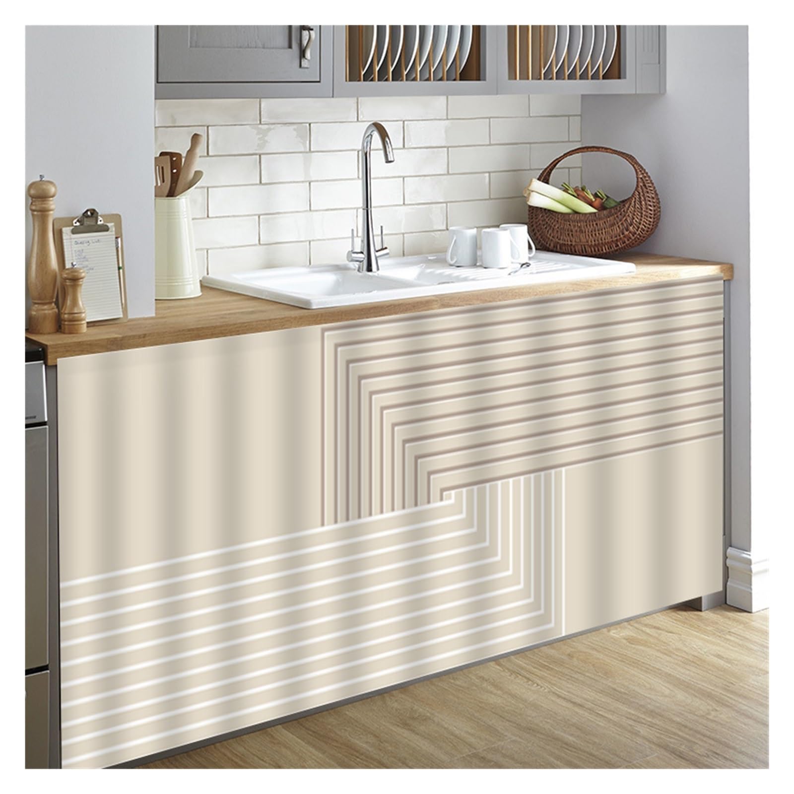 BDFJEDS Cabinet Curtain Dustproof Cabinet Curtains Wardrobe Doors Storage Racks Blocking Self adhesive Washable(Color3,W140xH100cm)