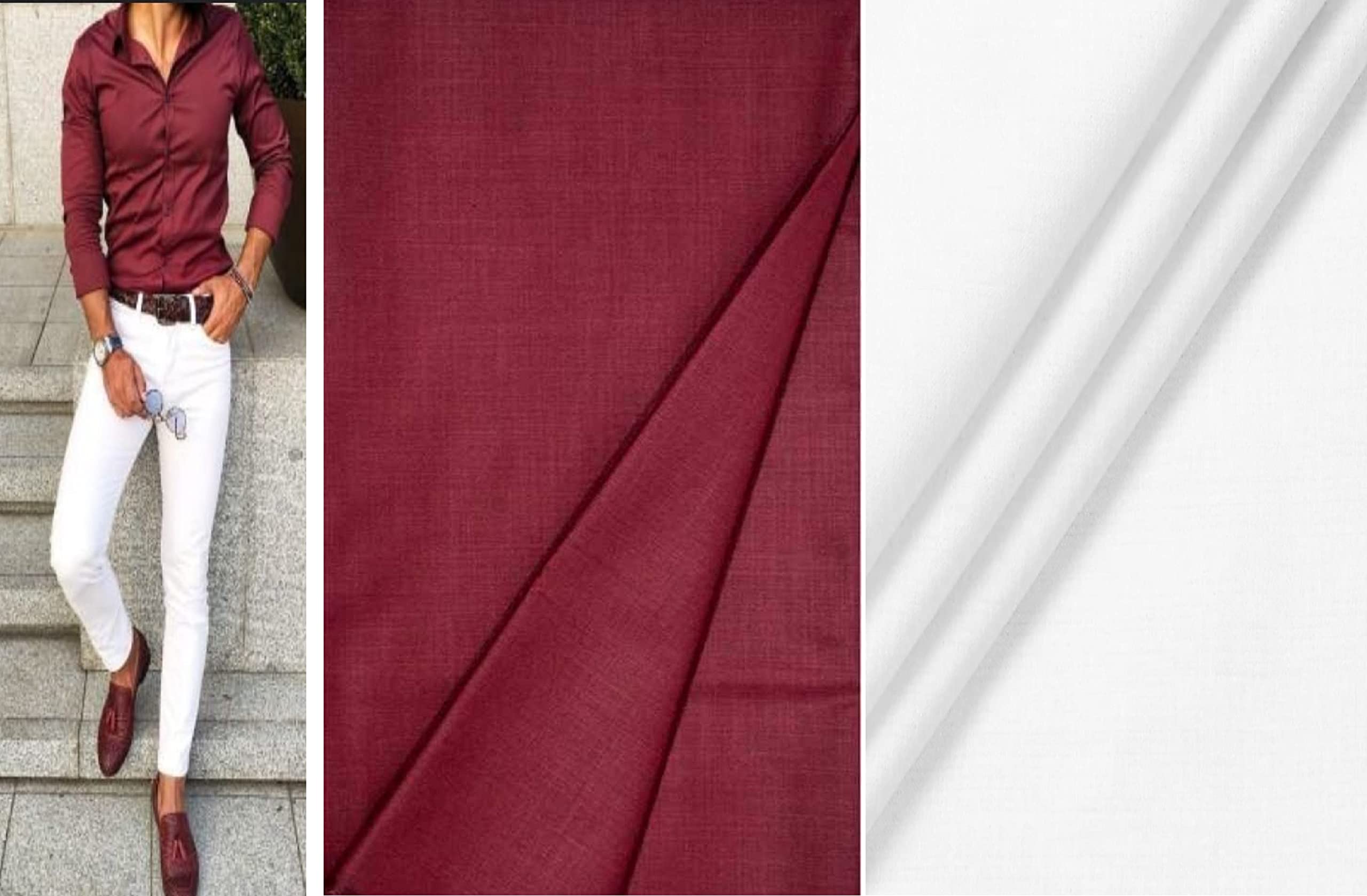 pri & su cottlinns Pri & Su CottLinn Combo fo Cotton sollod Shirt 50002 & Trouser 90060-picture-15