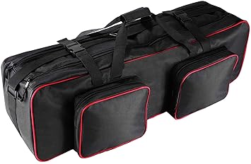 HANUMEX Photo Studio Equipment Carrying Case (36x9x9 inches) with Strap, Padded Compartments for Tripod, Light Stand, Lighting Kit - Large Cushion Storage Bag
