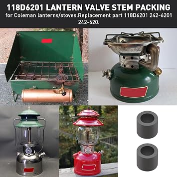 118D6201 Lantern Valve Stem Packing for Coleman Lantern/Stove 200A 228 400 500 501 etc