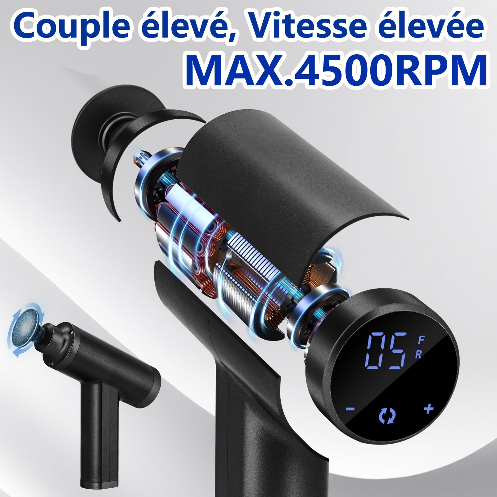 Rapadora eléctrica potente 4500 RPM, velocidad ajustable, lijadora de pie profesional, escotilla de pies, pedicura eléctrica, lima eléctrica, anticallos, color negro