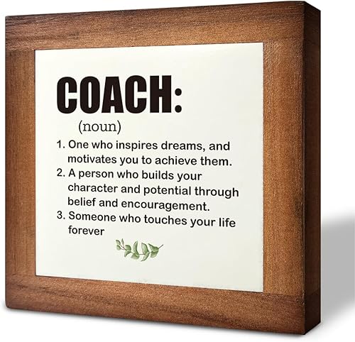 Regalos de decoración de escritorio, caja de placas de madera, letrero de mesa de placa de madera, decoración inspiradora de oficina, regalo de