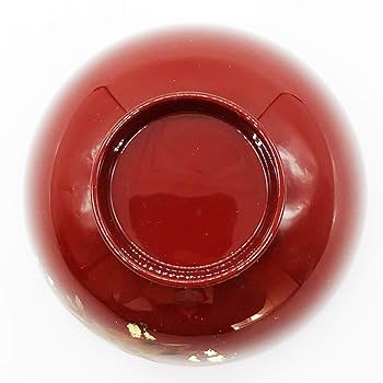 Amazon.co.jp: 大藤漆器店 輪島塗 夫婦汁椀 黒内朱・朱 蘭沈金