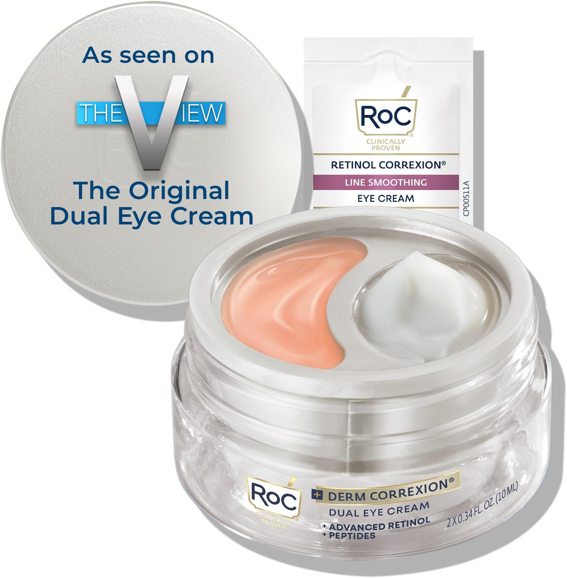 RoC DERM CORREXION DUAL EYE with Line Smoothing Eye Packette