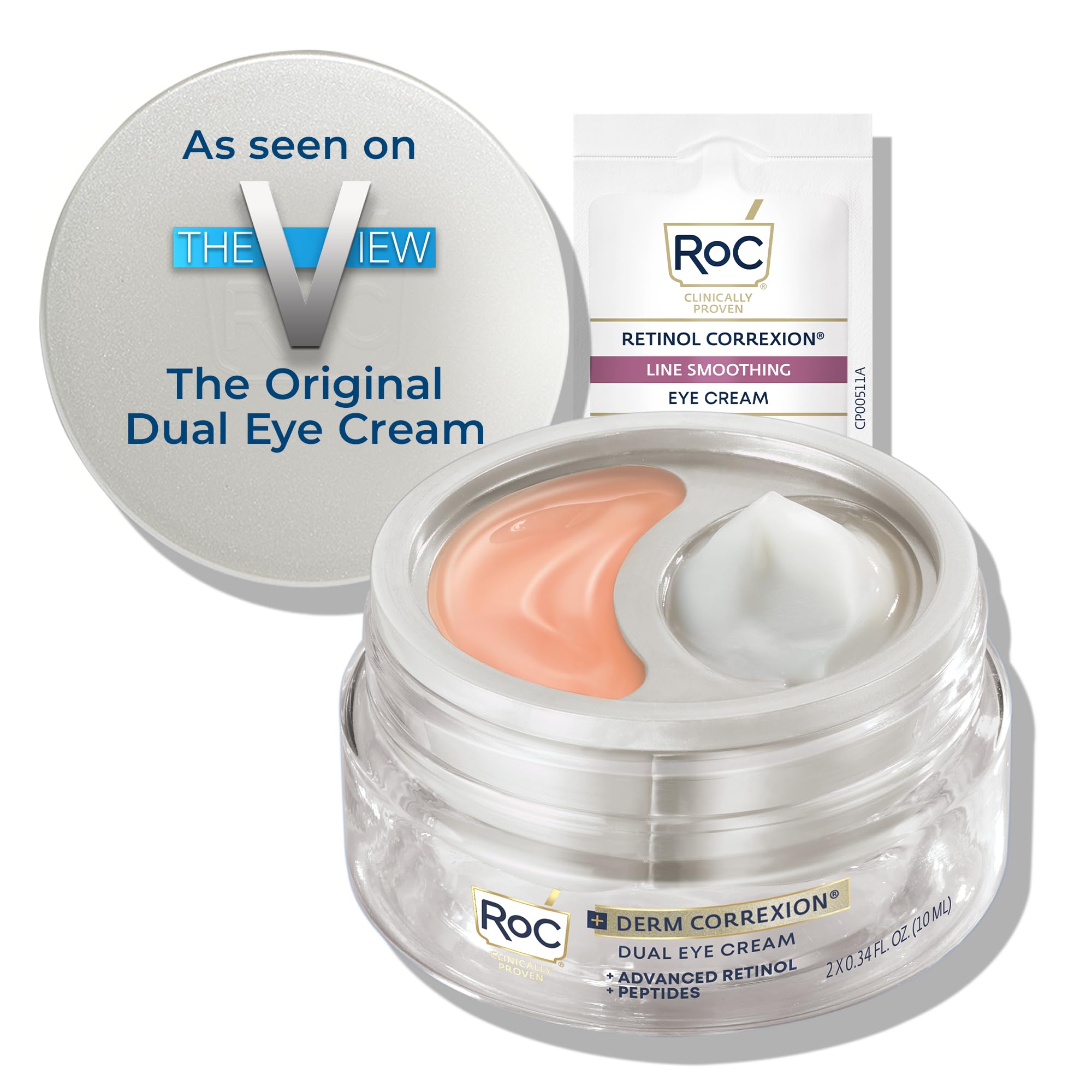 RoC DERM CORREXION DUAL EYE with Line Smoothing Eye Packette