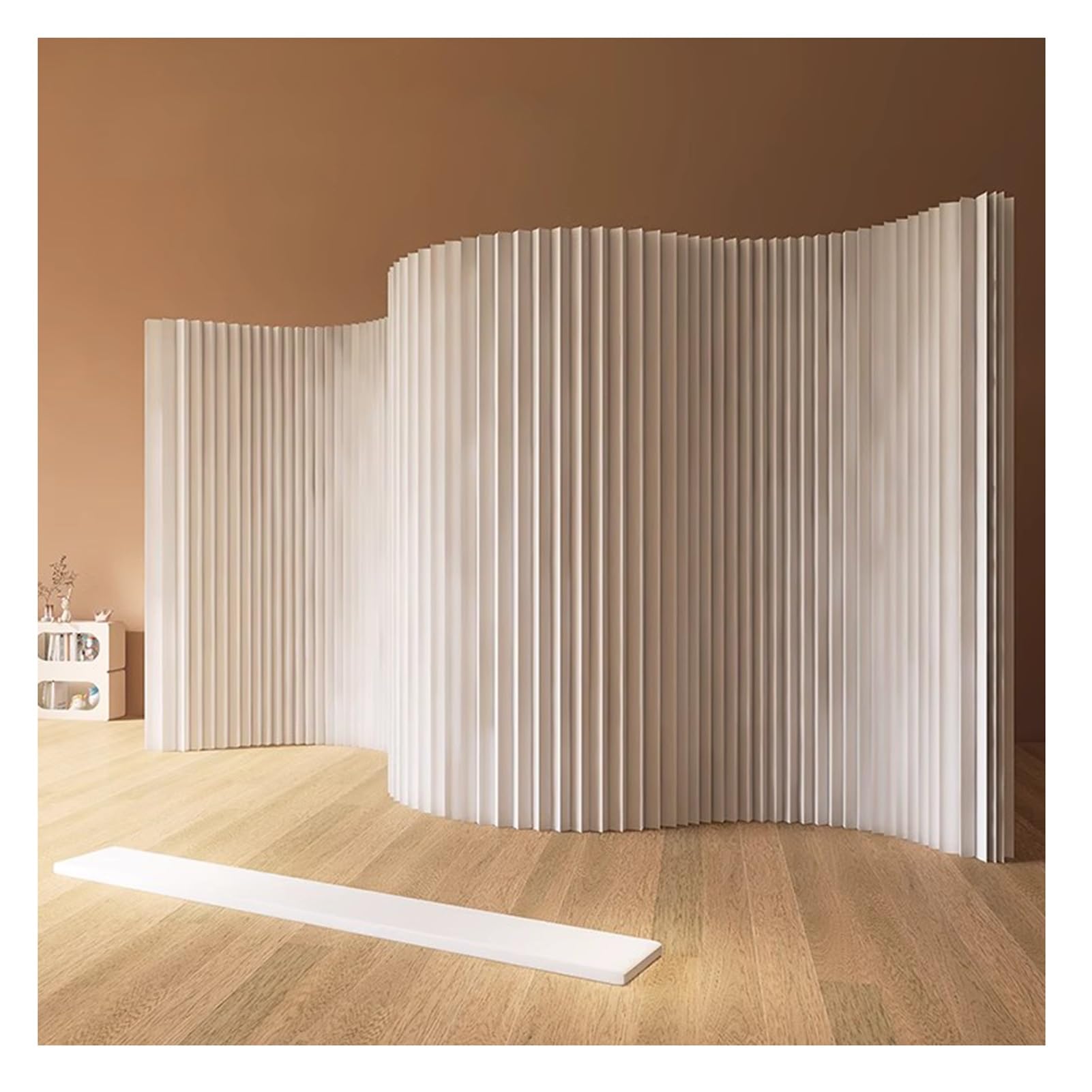 Divisori per ambienti, Parete divisoria in carta for la privacy, for ufficio, casa e hotel(5x2.2 m/16.4x7.22 ft)