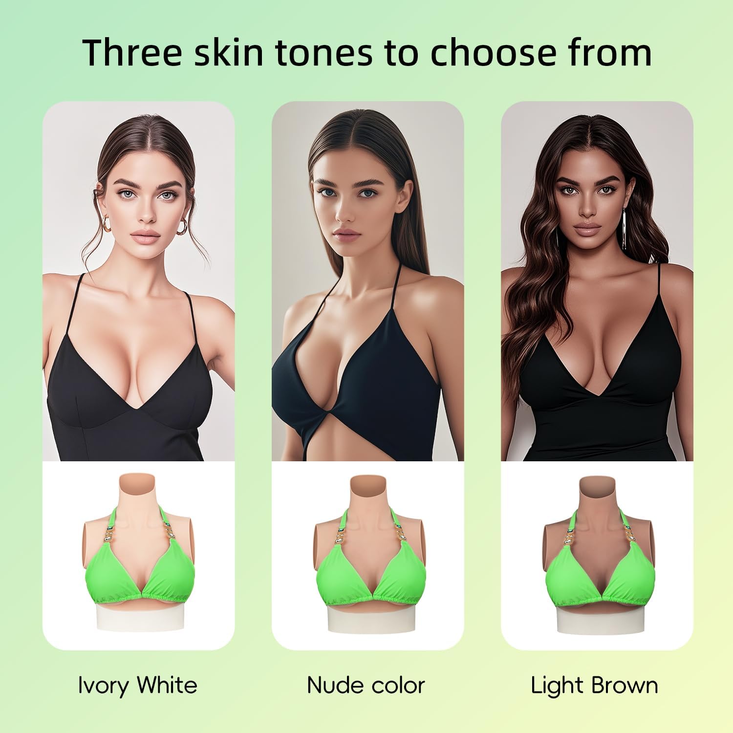 Fake Boobs Silicone breastplate B-H CUP Fake Breast forms for Crossdressers Transgender Drag Queen