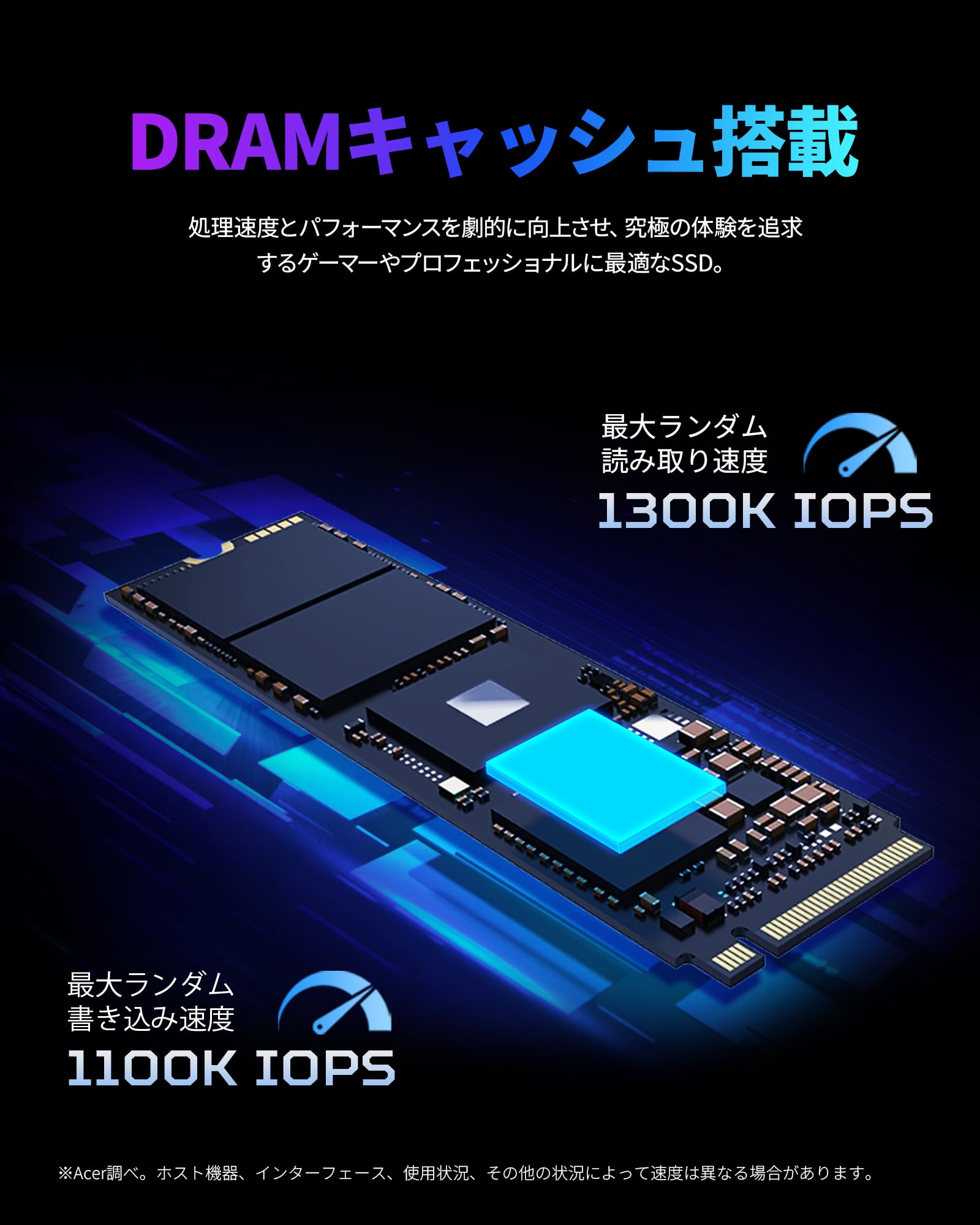 Acer GM7000 2TB PS5動作確認済み Amazon | Acer Predator GM7000 ヒートシンクモデル M.2 SSD 2TB