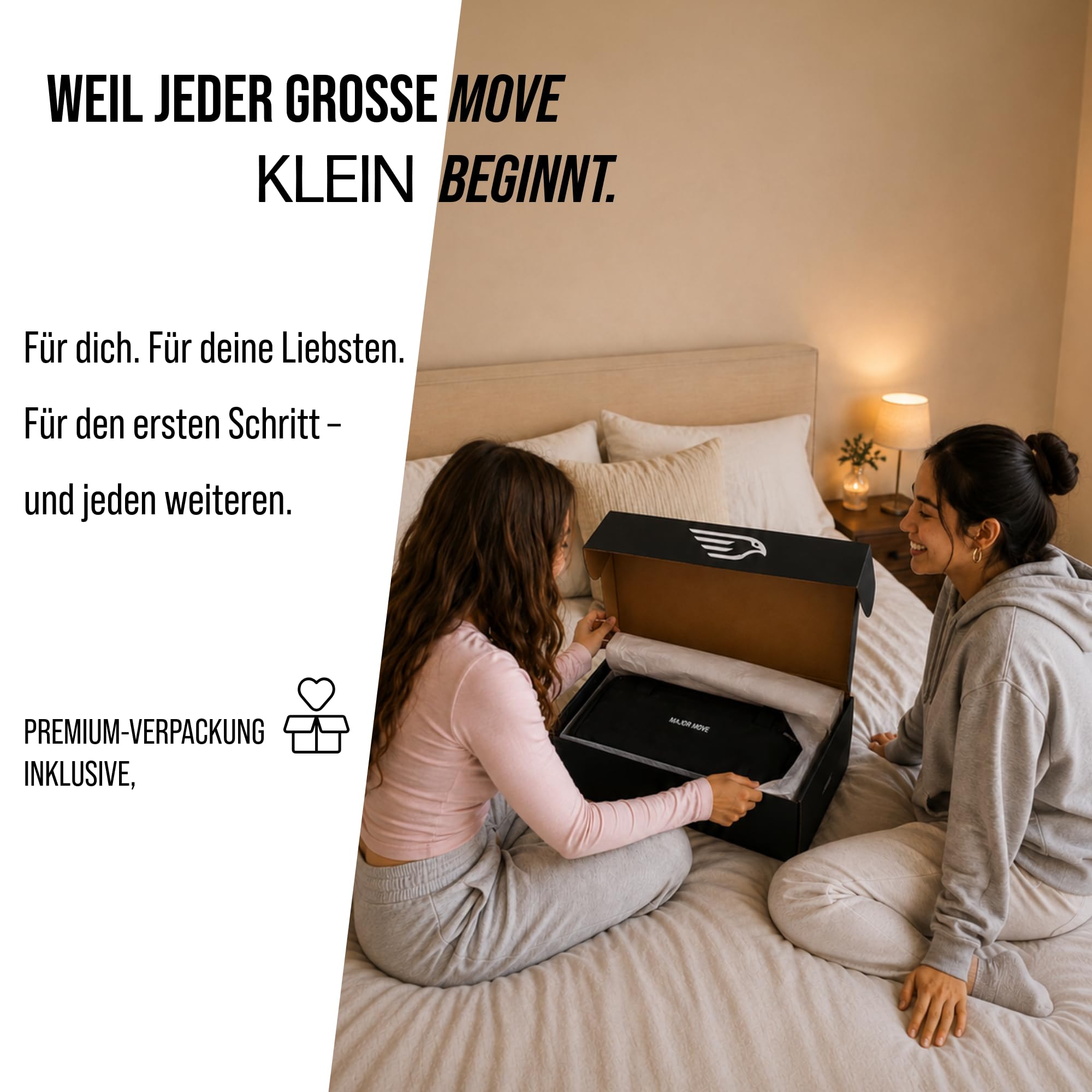 Major Move Sporttasche mit vertikalem Schuhfach, Nassfach, Rucksackfunktion | 41 L Trainingstasche mit Top-Zugang zum Schuhfach, Trennwand, 4 Tragearten, Koffer-Sleeve, formstabil und wasserabweisend