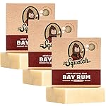 Dr. Squatch Natural Bar Soap for Men - Cold Process Soap with No Harsh Chemicals - Bay Rum (5 oz, 3-Pack)