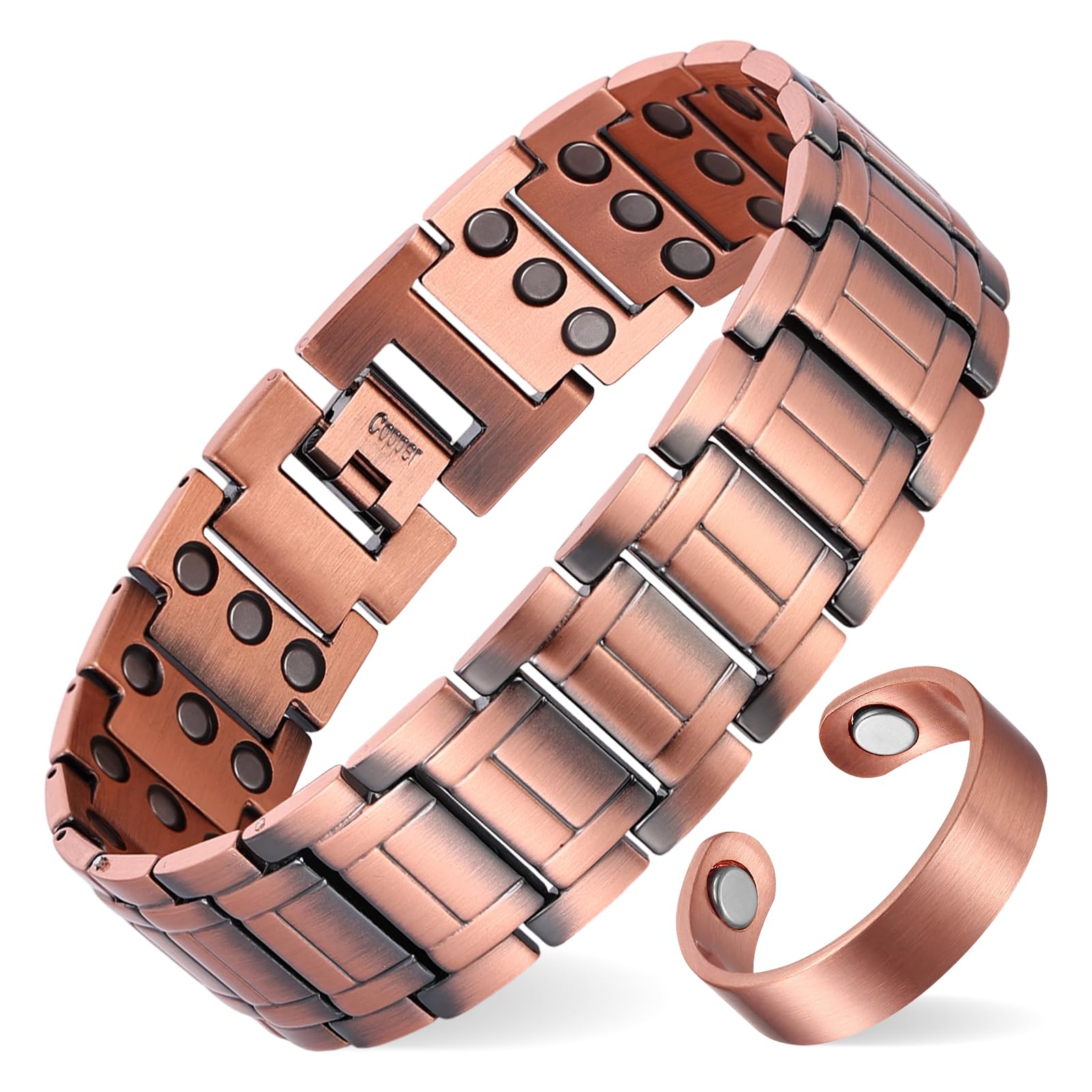 MagEnergy Copper Bracelet for Men-3X Copper Magnetic Bracelets