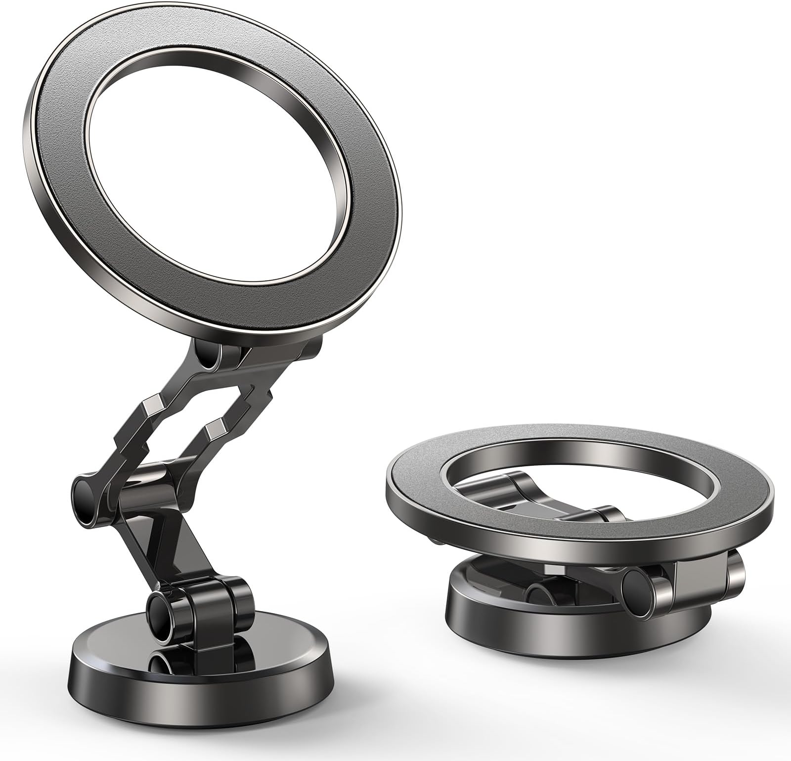 All-Metal Tri-Fold Magnetic Car Phone Mount