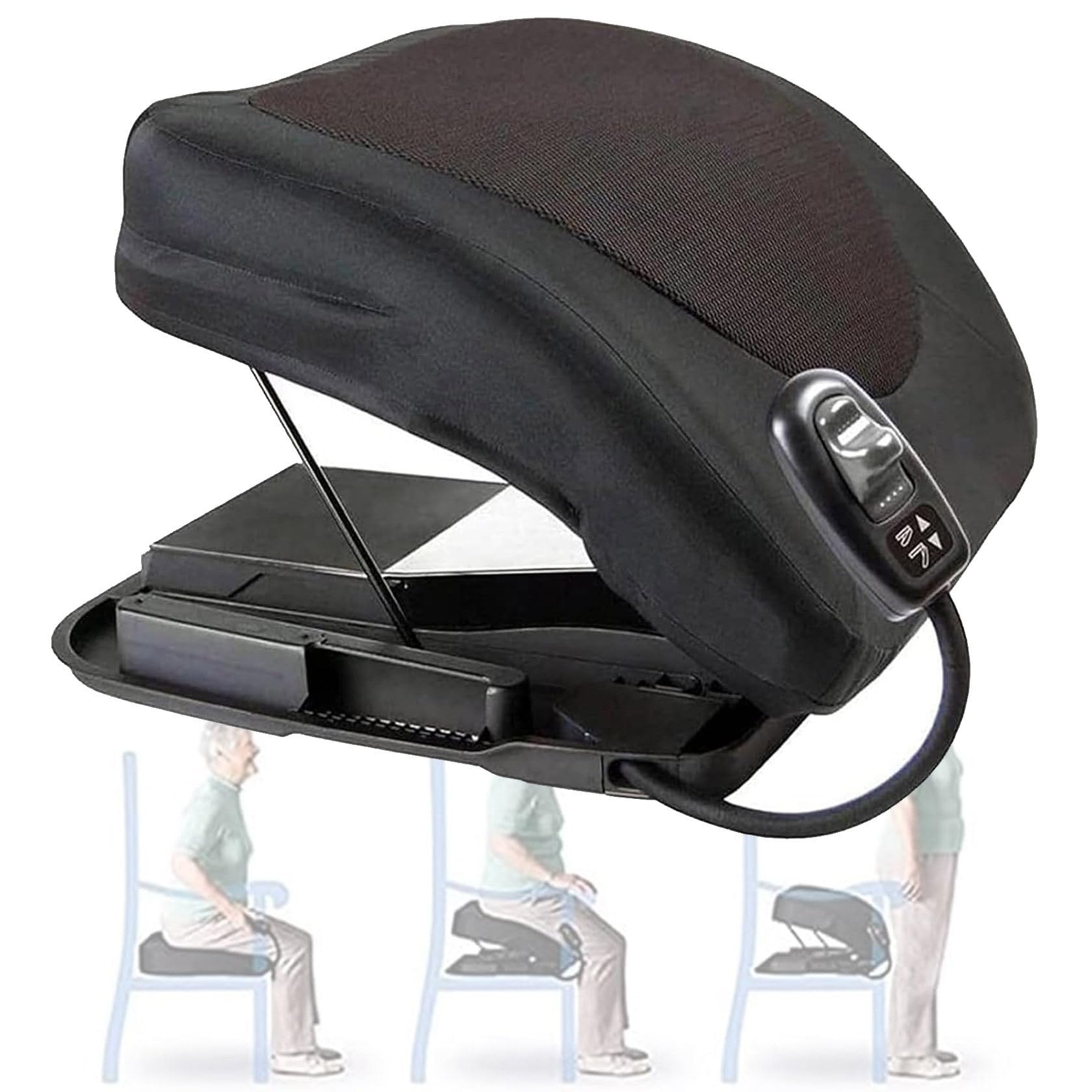 YEHOZZ Electric Uplift Seat Assist Cushion, Portable Power Seat to Assist in Standing Chair Lift Assist Devices, Elderly Standing Aid for Help The Elderly Get On and Off